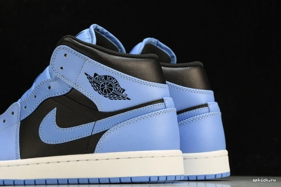 Rep EP Mid  DQ8426-401 DQ8426-401 Black 1 Blue University Jordan  0314